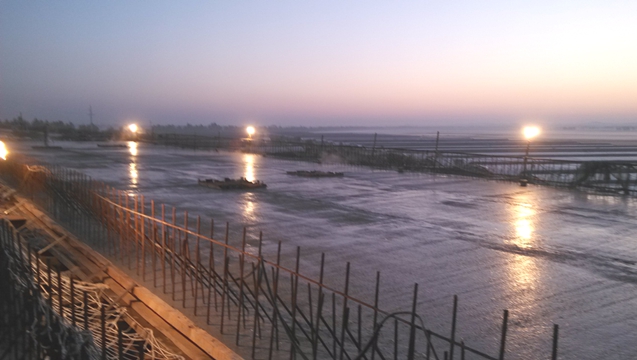 浇筑完毕